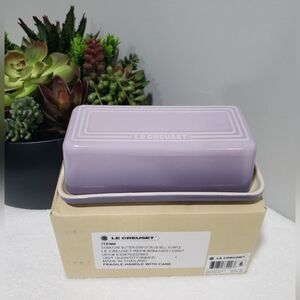 Bluebell Purple Provence Signature Butter Dish Le Creuset NWT NIB